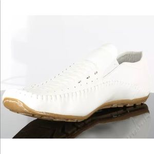 Walgate Dress Shoe SZ 8 Slip on Loafer White NWB